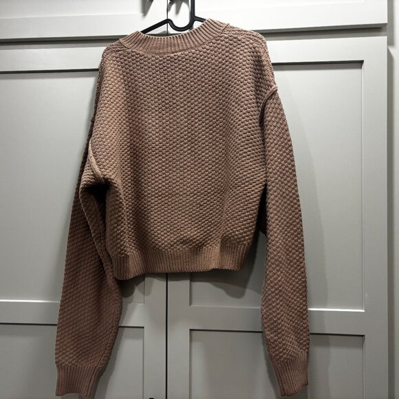 Free People Lila Sweater Size M Knit Slouchy Cardigan Preppy - Picture 4 of 4